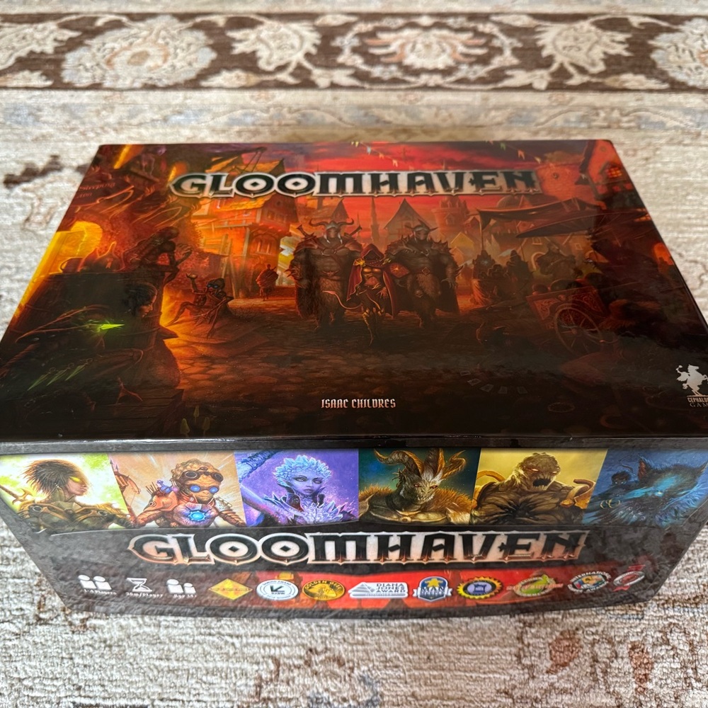 Gloomhaven Cephalofair games & The Broken Token Organizer set